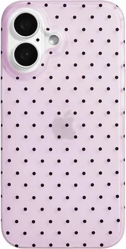 Vista 76 de inewateri Funda compatible con iPhone 11 con bonito diseño estético de lunares a la moda, fundas simples para TPU suave, funda de protección Negro