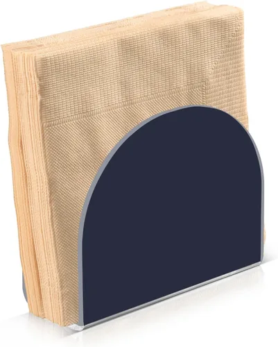 Vista 11 de Servilletero beige para mesa, dispensadores de servilletas de tejido acrílico, servilleteros de cóctel transparentes para encimeras, hotel