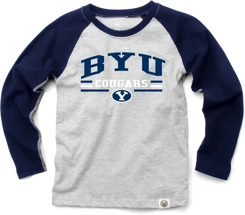 Vista 71 de Wes and Willy NCAA playera raglán de manga larga para niños