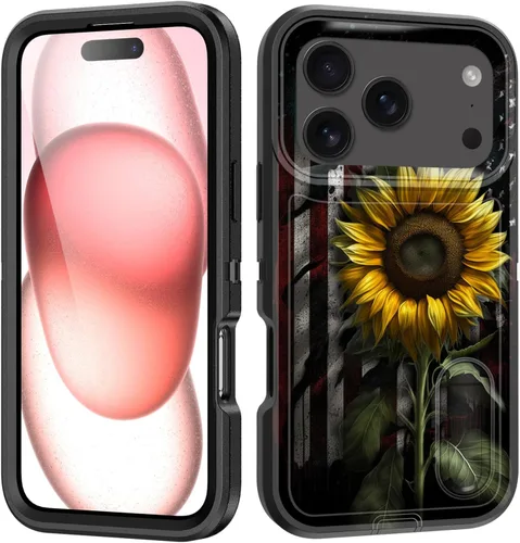 Vista 66 de Funda para iPhone Air con soporte integrado, a prueba de golpes, polvo y caídas, 3 capas, grado militar, funda protectora para iPhone Air de 6.5