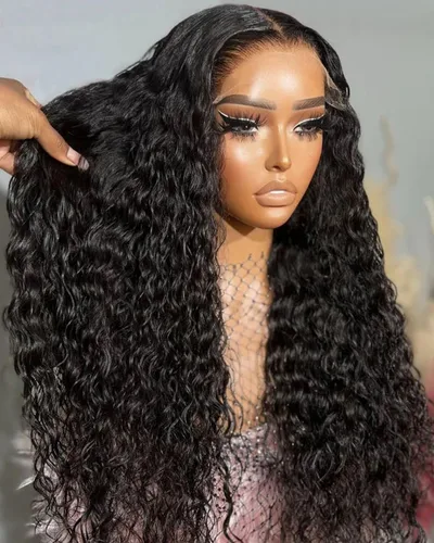 Vista 40 de BEEOS - Peluca frontal encaje HD 13x6 ondas corporales densidad 180% cabello humano nudos decolorados 18 pulgadas