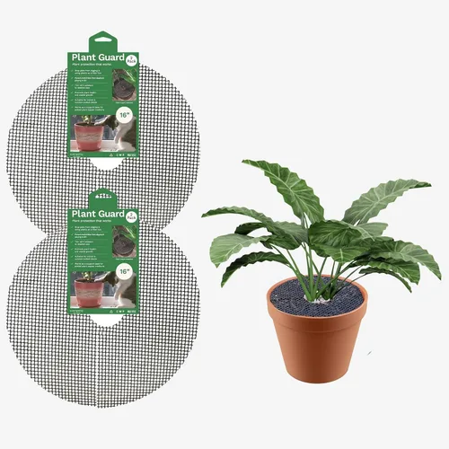 Vista 10 de Curtis Wagner Plastics Plant Guard - Protector de plantas de 12 pulgadas de diámetro, paquete de 2 Protector de plantas de gatos y animales