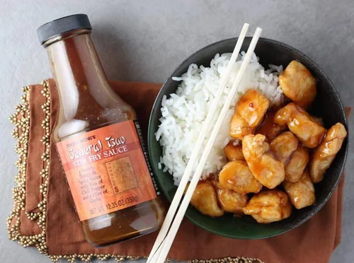 Vista 2 de Trader Ming's General Tsao Salsa salteada (2 frascos)