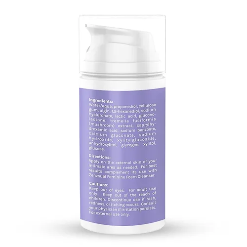 Vista 2 de ZENZSUAL Gel hidratante vaginal – A base de agua, pH equilibrado con ácido hialurónico – Gel femenino hidratante para sequedad íntima y comodidad