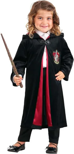 Vista 5 de Fun Costumes Harry Potter Deluxe Hermione Gryffindor - Bata para niños pequeños
