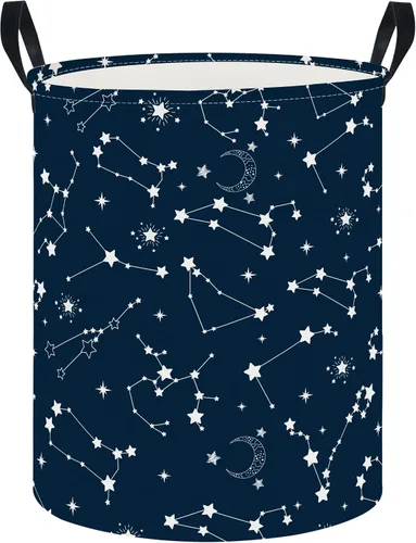 Vista 18 de CLOCOR Cesta de lavandería para niños, contenedor de almacenamiento de tela plegable, cesta de guardería para niños, cubo de juguetes para niños