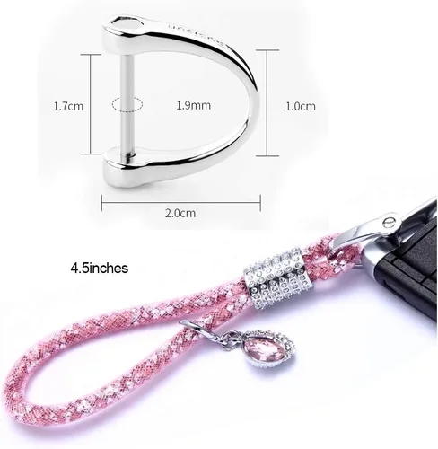 Vista 4 de RAYHOO - Llavero de cristal para coche, para mujer, para BMW, Honda, Audi, Lexus, Ford, VW, Mercedes, Benz, Nissan, Cadillac, Maserati, Volvo