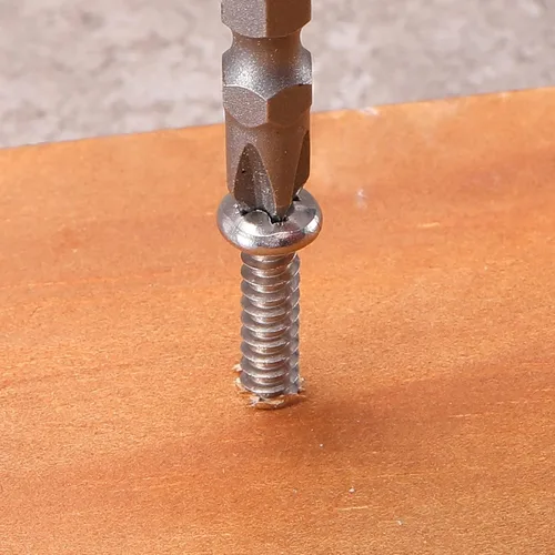 Vista 7 de Tornillo de madera #4 x 1, 100 piezas, de acero inoxidable 18-8 (304), cabeza plana, de autorroscado rápido, para panel de yeso, de SG TZH