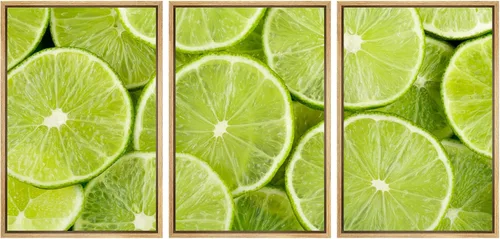 Vista 46 de wall26 Lienzo enmarcado para pared, juego de arte de hierbas, verduras y condimentos en madera, alimentos, fotografía cultural, realismo, paisaje