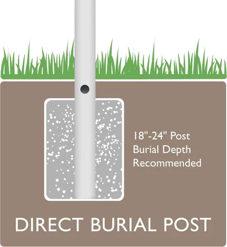 Vista 4 de Design House Poste de lámpara tradicional para exteriores con brazo cruzado, 80 x 3 pulgadas, acabado blanco resistente a la intemperie, 589622