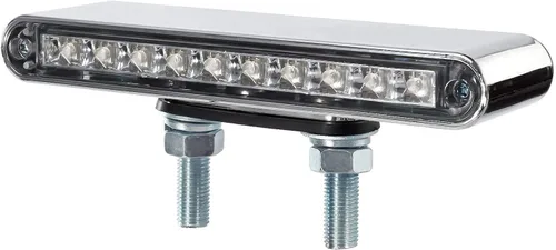 Vista 2 de Partsam Kit de barras de luz LED rojo/ámbar con lente transparente de doble cara para camión semi remolque