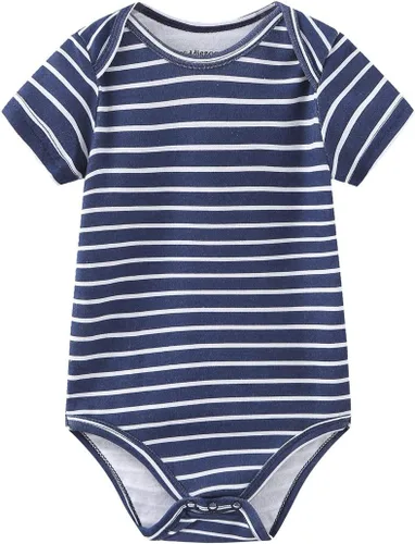 Vista 3 de Kiddiezoom Mameluco unisex de algodón de una pieza para bebé recién nacido, 5