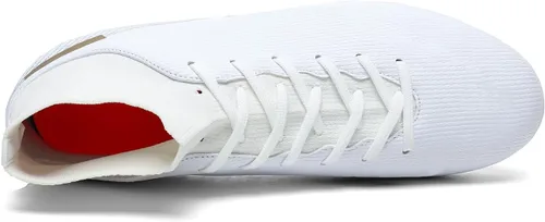Vista 3 de HaloTeam Zapatos de fútbol para hombre, zapatos de fútbol profesionales, transpirables, atléticos, para exteriores e interiores, TFAG 3US-11US