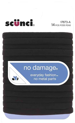 Vista 5 de Scunci Lazos elásticos multicolores para el cabello, 18 unidades Varios