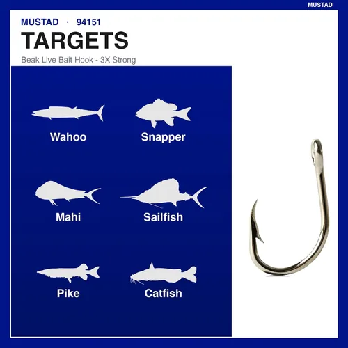 Vista 8 de Mustad O Shaughnessy Live Bait