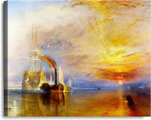 Vista 89 de A&T ARTWORK A Brisk Breeze por Willem van de velde Reproducciones de pintura de velero, impresiones en lienzo giclée para decoración del hogar, 20 x