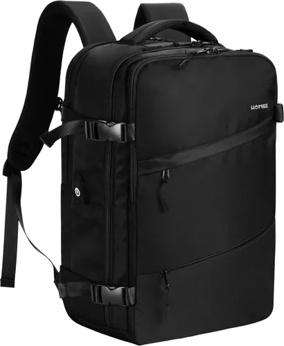 Vista 11 de HOMIEE Spirit Airlines - Mochila de viaje de 18 x 14 x 8 pulgadas, bolsa para artículos personales, equipaje de mano debajo del asiento, aprobada