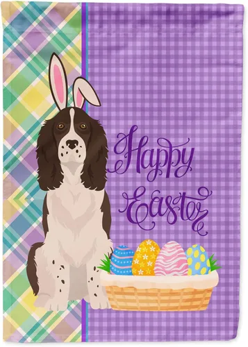 Vista 87 de Caroline's Treasures WDK4925GF Bandera de Pascua Airedale Terrier negra y tostada, tamaño jardín, bandera decorativa para patio exterior, patio