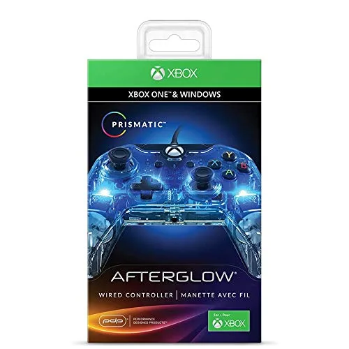 Vista 6 de Afterglow Prismatic LED Wired Controller Multicolor - Xbox One