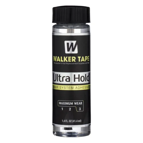 Vista 10 de Walker Tape Ultra Hold - Adhesivo con brocha, 0.5 onzas líquidas, pegamento de peluca resistente al agua para sistemas de encaje y extensiones
