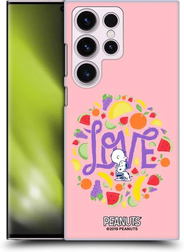 Vista 19 de Head Case Designs Funda rígida con licencia oficial de Peanuts Eat Sleep Snoopy Naturally Sweet compatible con Samsung Galaxy S23 Ultra 5G Comer