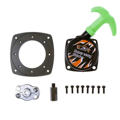 Vista 8 de FLMLF Arrancador súper fácil para Zenoah Chongyang 23CC 26CC 29CC Rovan 23-30.5CC Motor (negro)