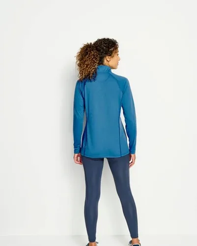 Vista 4 de Orvis Camiseta Drirelease de manga larga con cremallera corta para mujer