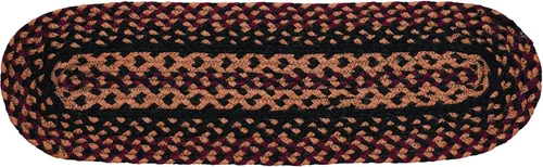 Vista 9 de La colección BlackBerry Premium Trenzada Primitivo, rústico, campestre, estilo granja Yute/algodón 30 días sin riesgo Alfombra