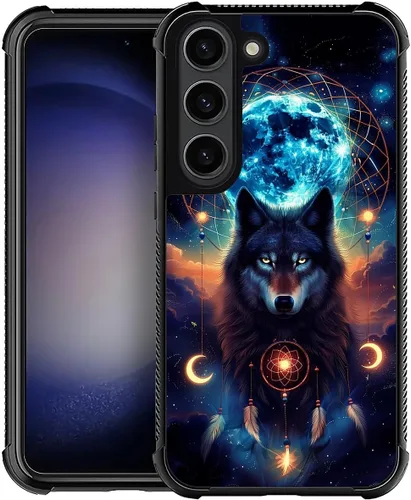Vista 88 de Funda compatible con Samsung Galaxy S23, diseño de elefantes africanos, diseño increíble a prueba de golpes, antiarañazos, carcasa trasera