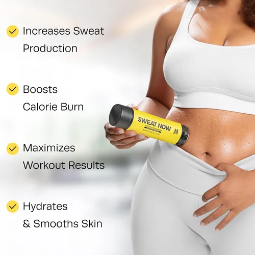 Vista 2 de HOT VITA Sweat Now Gel - Gel de sudor roll-on y gel de sudor para entrenamiento, potenciador de sudor para ejercicio, gimnasio y entrenamiento