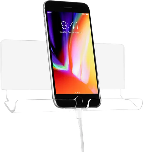 Vista 12 de Soporte de pared adhesivo para teléfonos inteligentes iPhone Montura para batería externa de pared (Negro)