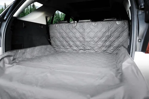 Vista 12 de Bulldogology Forro de Carga para SUV - Forro de Maletero para Mascotas de Servicio Pesado Cubierta de Carga - Cubierta de Carga Impermeable