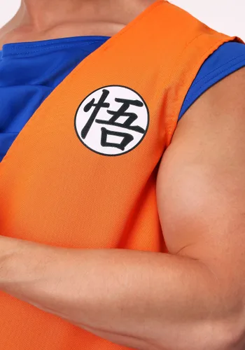 Vista 3 de Disfraz para Hombre de Goku de Dragon Ball Z Multicolor