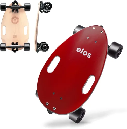 Vista 12 de Elos Mini Cruiser Skateboards Regalos para adolescentes, hombres, principiantes, adultos, niños - Ligero, portátil y duradero de madera para Negro
