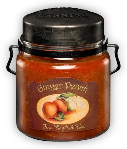 Vista 22 de McCall’s Candles Cocina de la Abuela Vela perfumada de 16 oz Hecha en EE. UU. Frasco rústico vintage con asa de transporte Fragancia