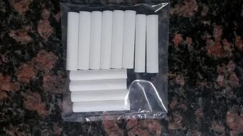 Vista 8 de Wild Essentials - Paquete de 12 repuestos para inhaladores de aceites esenciales de fibra de mecha, varillas nasales en blanco de 1.6 in