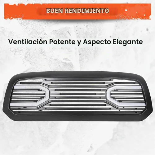 Vista 4 de ECOTRIC - Parrilla compatible con RAM 1500 2015-2018 2019-2021 Ram 1500