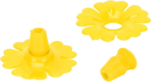 Vista 8 de 30 flores de repuesto para comederos de colibríes, piezas de repuesto para comederos colgantes, comederos de plástico para colibríes se adaptan a
