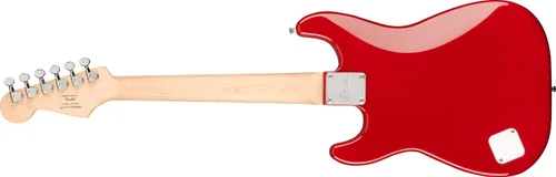 Vista 2 de Squier Mini Stratocaster - Guitarra eléctrica, rojo Dakota, diapasón de laurel