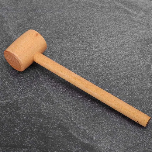 Vista 5 de Mazo plano, mazo de madera, para tallado de madera para carpintería