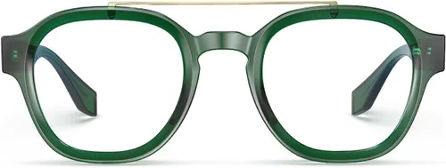 Vista 6 de VISOONE Retro Round Anti Eyestrain Metal Medium Eyewear Blue Light Blocking Glasses for Computer Gaming Women Man SANFORD