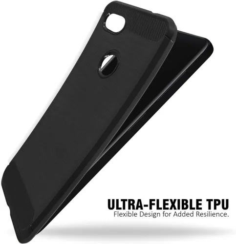 Vista 3 de CasesOnDeck - Funda compatible con Google Pixel 3A (2019) - Funda de TPU con patrón pictórico, flexible, delgada y elegante (astronauta)