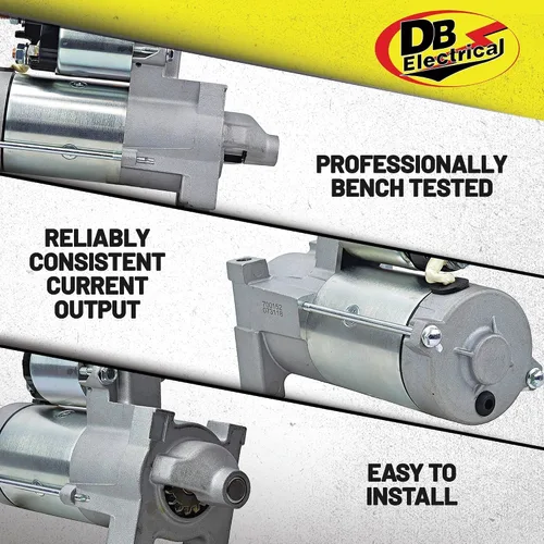 Vista 4 de DB Electrical Arrancador 410-22084 compatible con/reemplazo para tractores Briggs & Stratton 593486, 797722