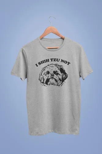 Vista 5 de I Shih Tzu Not Heather Grey Camiseta para adultos
