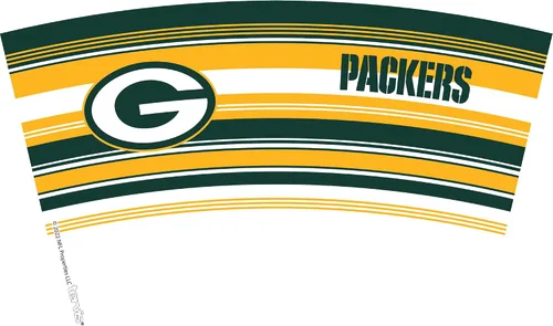 Vista 2 de Tervis Green Bay Packers - Vaso clásico Hype Stripes de 16 onzas