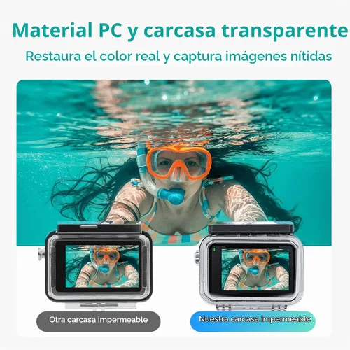 Vista 3 de Funda impermeable para DJI Osmo Action 5 pro/4/3