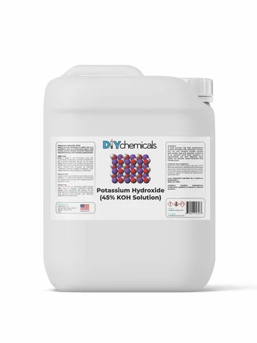 Vista 2 de DIYChemicals Hidróxido de potasio líquido 45% - (KOH 45%) (1 galón)