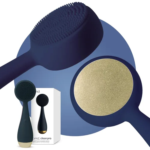 Vista 20 de Clean Pro - Electric Facial Cleansing Brush, Smart Facial Device with Silicone Brush & Heated Anti-Aging Aluminum, Gemstone, Precious Metal Massager