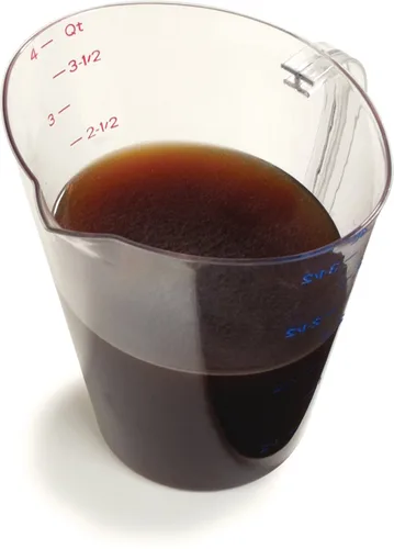 Vista 4 de Carlisle FoodService Products 4314507 Taza medidora de plástico comercial, 1 galón, transparente