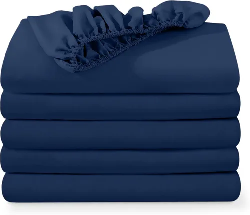 Vista 27 de Bare Home Paquete de 2 sábanas bajeras ajustadas tamaño individual - microfibra ultrasuave de alta calidad 1800, resistente a las arrugas, bolsillo